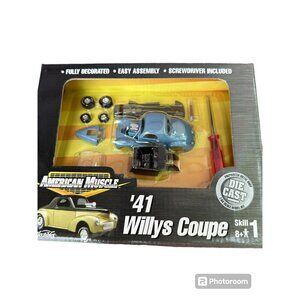 ERTL American Muscle 30293 '41 Willys Coupe Blue 1/64‎ Diecast 2000 New
